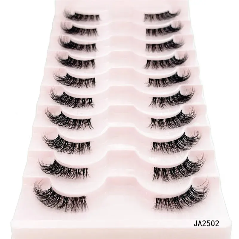 10 Pair 3D Faux Mink Eyelash Set