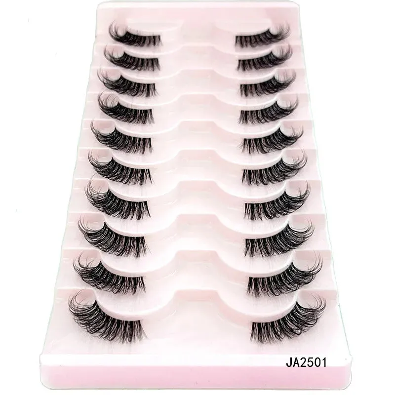 10 Pair 3D Faux Mink Eyelash Set