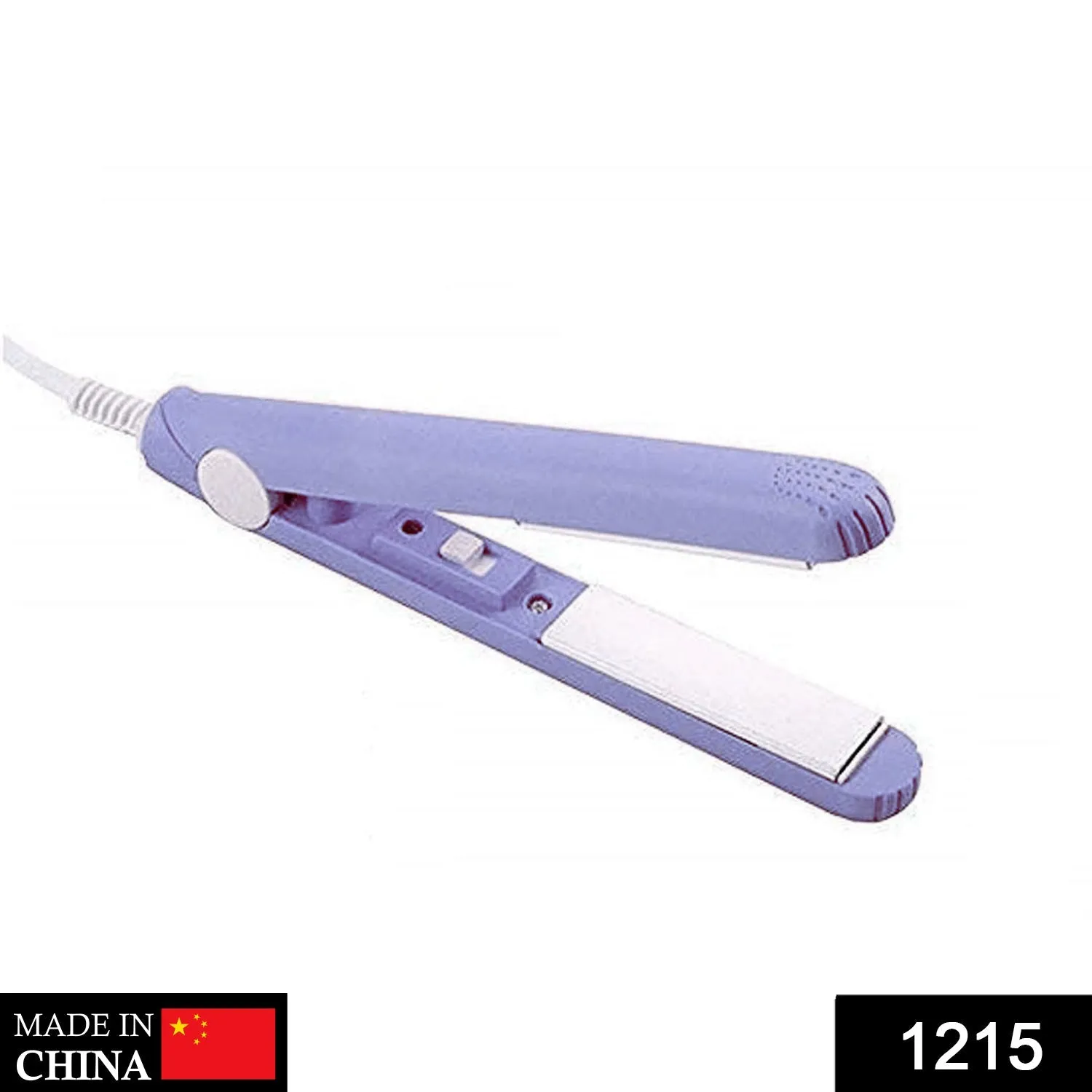 1215 Mini Portable Electronic Hair Straightener and Curler