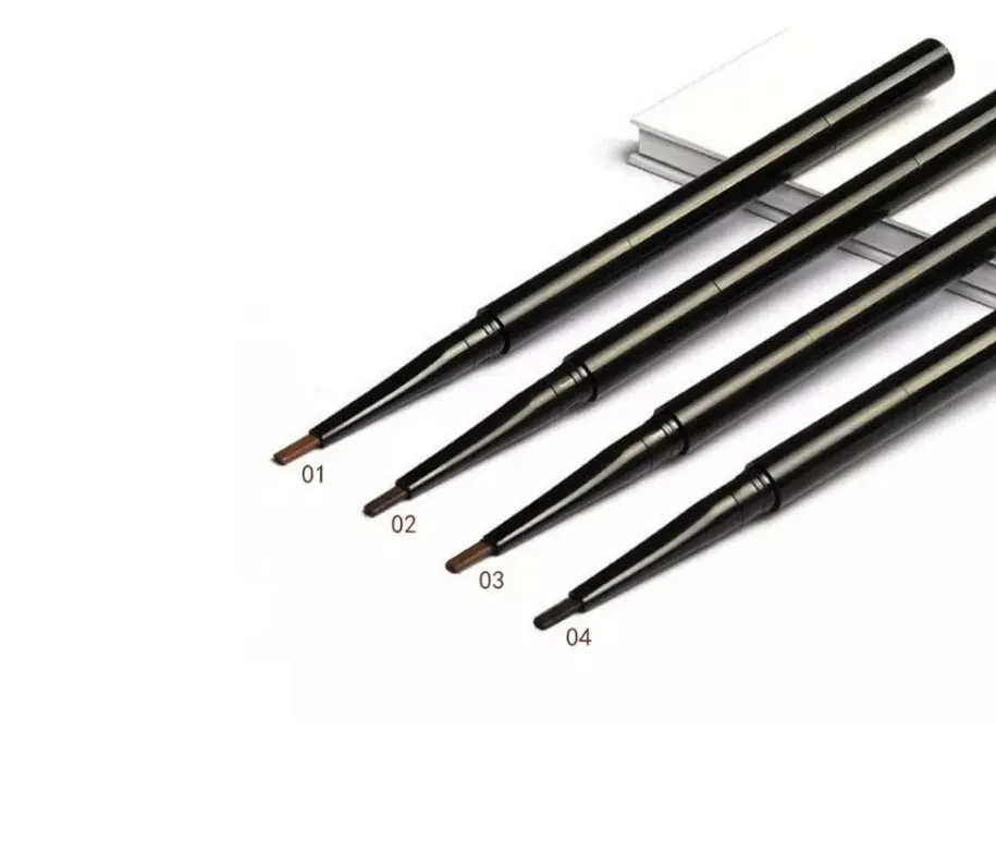 3 in 1 Eyebrow Enhancing Pencil with Liner Brow Powder and Brush - MQO 25 pcs