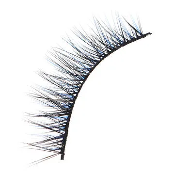 3D False Eyelashes Set Blue False lashes Makeup Natural Eyelashes Extension