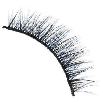 3D False Eyelashes Set Blue False lashes Makeup Natural Eyelashes Extension