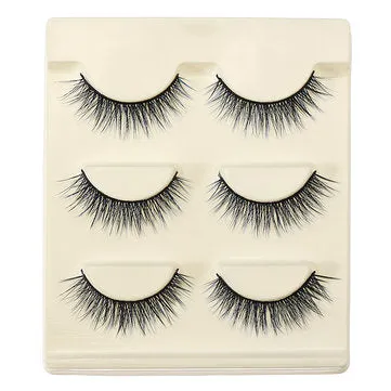 3D False Eyelashes Set Blue False lashes Makeup Natural Eyelashes Extension