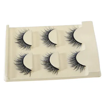 3D False Eyelashes Set Blue False lashes Makeup Natural Eyelashes Extension