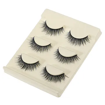 3D False Eyelashes Set Blue False lashes Makeup Natural Eyelashes Extension