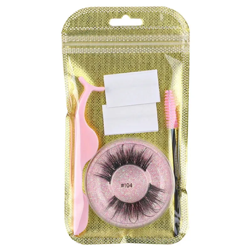 3D Mink 4-In-1 Eyelash Bag