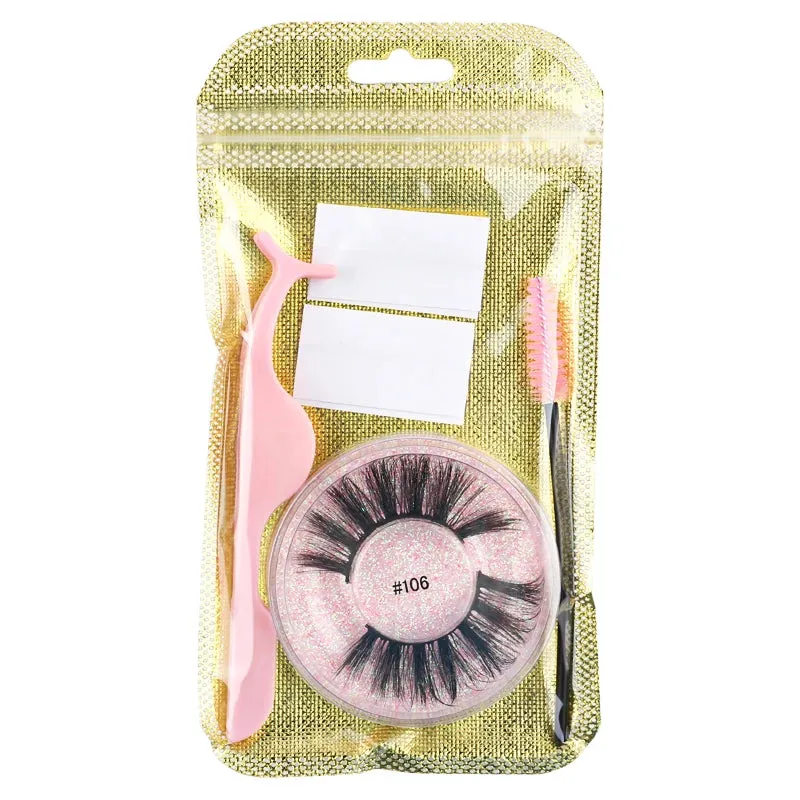 3D Mink 4-In-1 Eyelash Bag