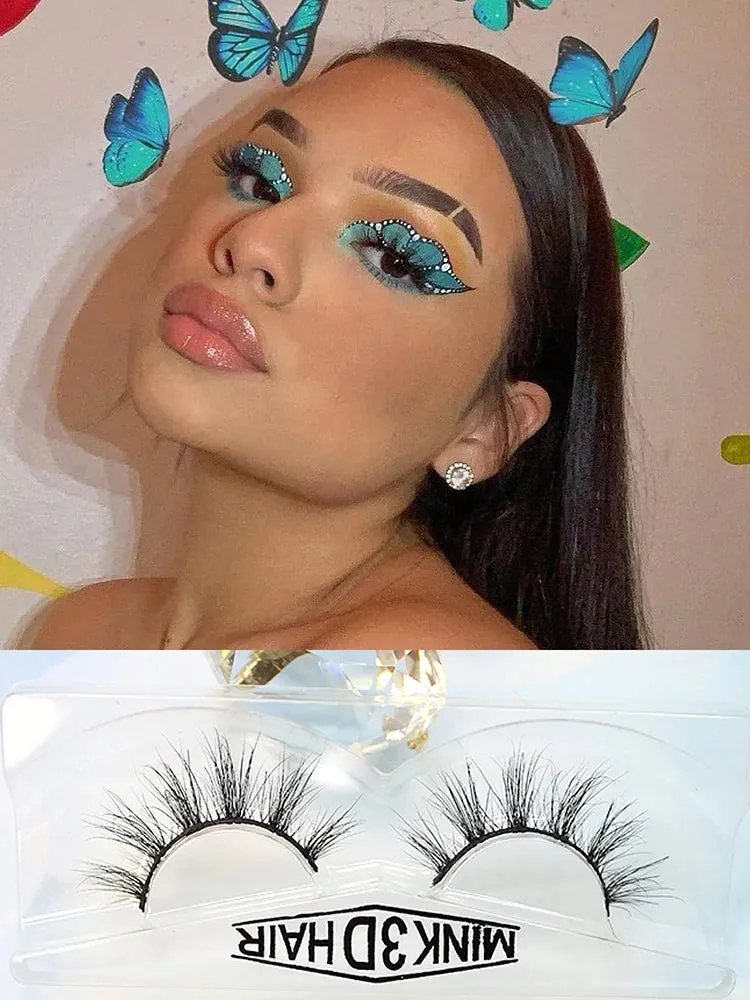 3D THICK FALSE EYELASHES MK0019