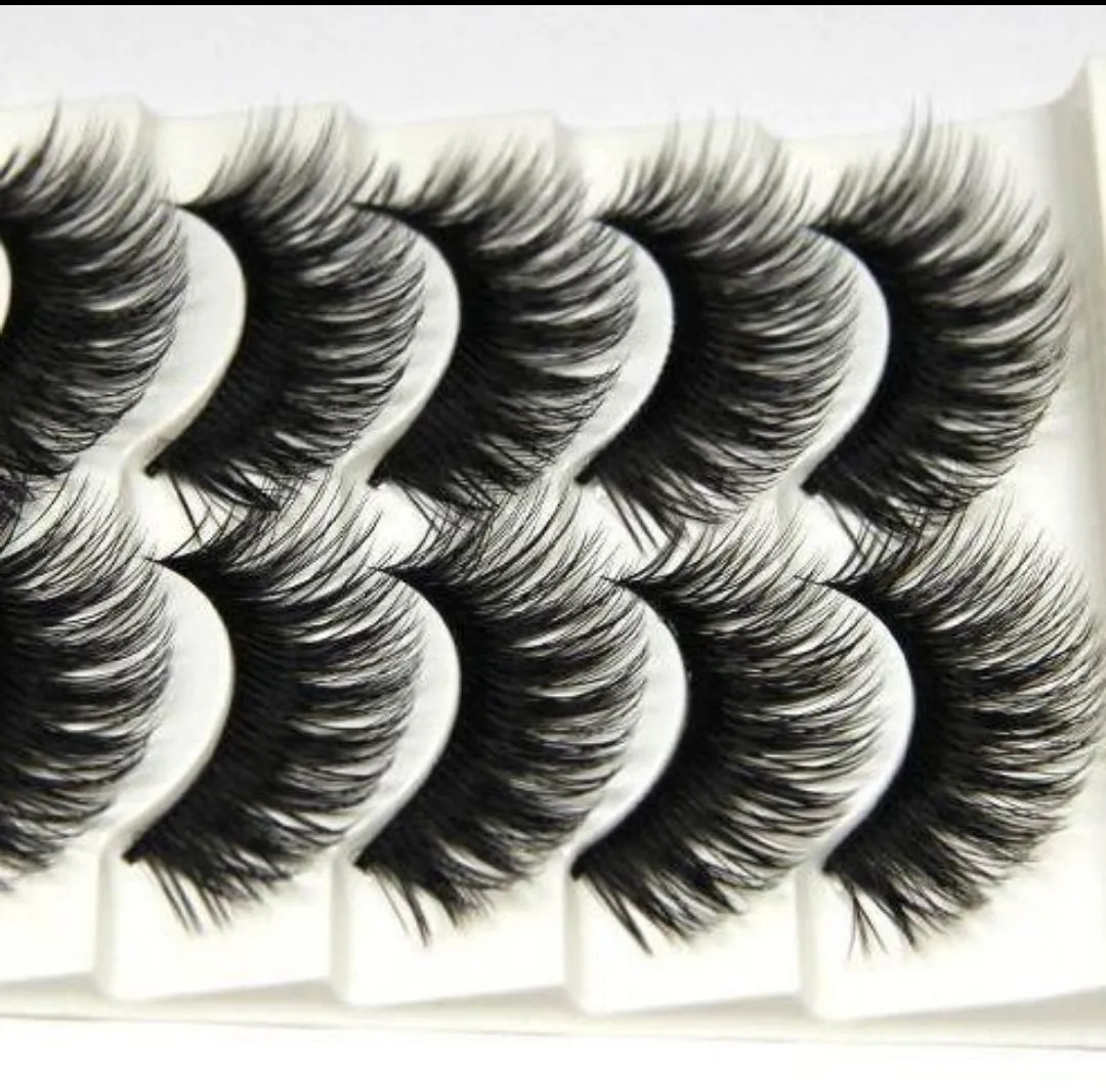 5 pairs Natural False Eyelashes 3d Mink Lashes Soft Eyelash