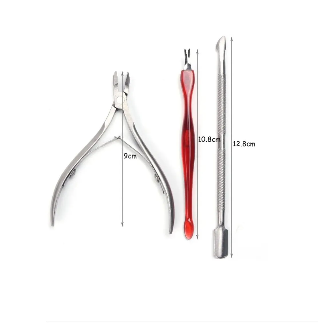 5 x 3 Piece Manicure Set Cuticle Cutter Nail Trimmer Nipper Pedicure Pack