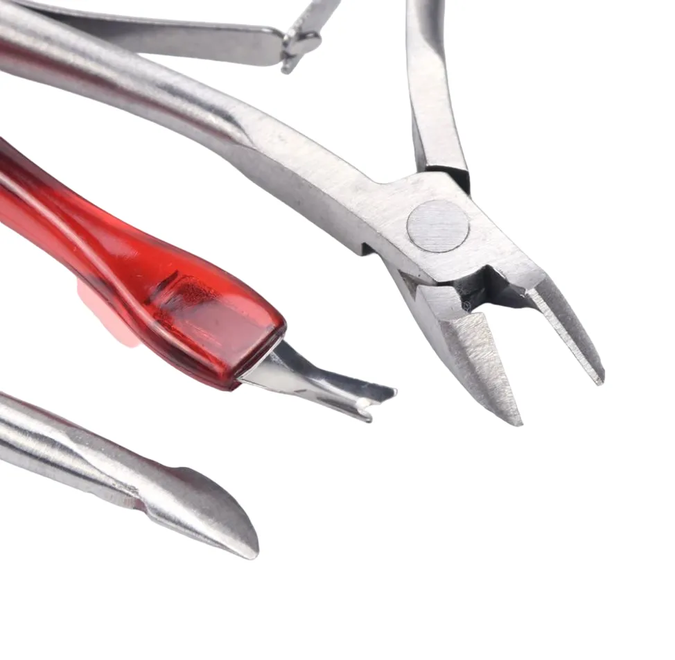 5 x 3 Piece Manicure Set Cuticle Cutter Nail Trimmer Nipper Pedicure Pack