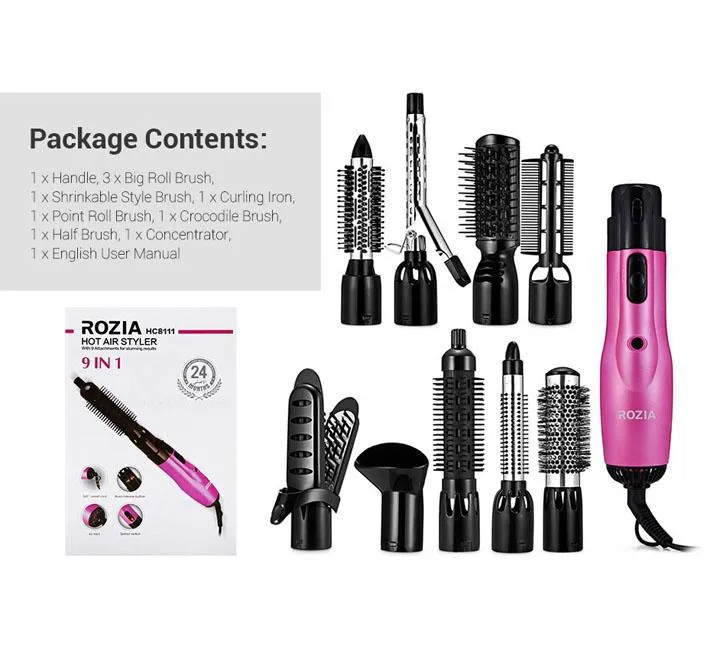 9-in-1 Electric Hair Styling Curler