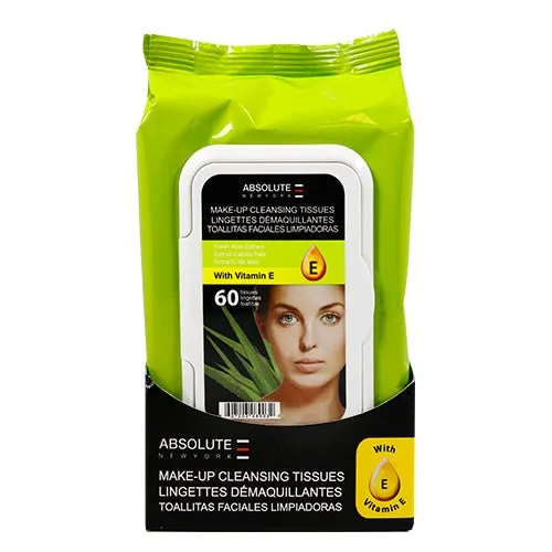 Absolute New York Make-Up Cleansing 60 Tissues