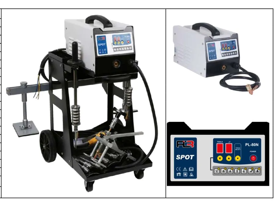 Aiko Car Vehicle Spot Welder for Body Repair PL-80N-1 With 101005 Straightening Bar and Automatic Pulling Units | Model : AM-PL-80N-1