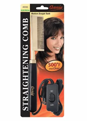 Annie Electrical Straightening Comb Med Straight #5530