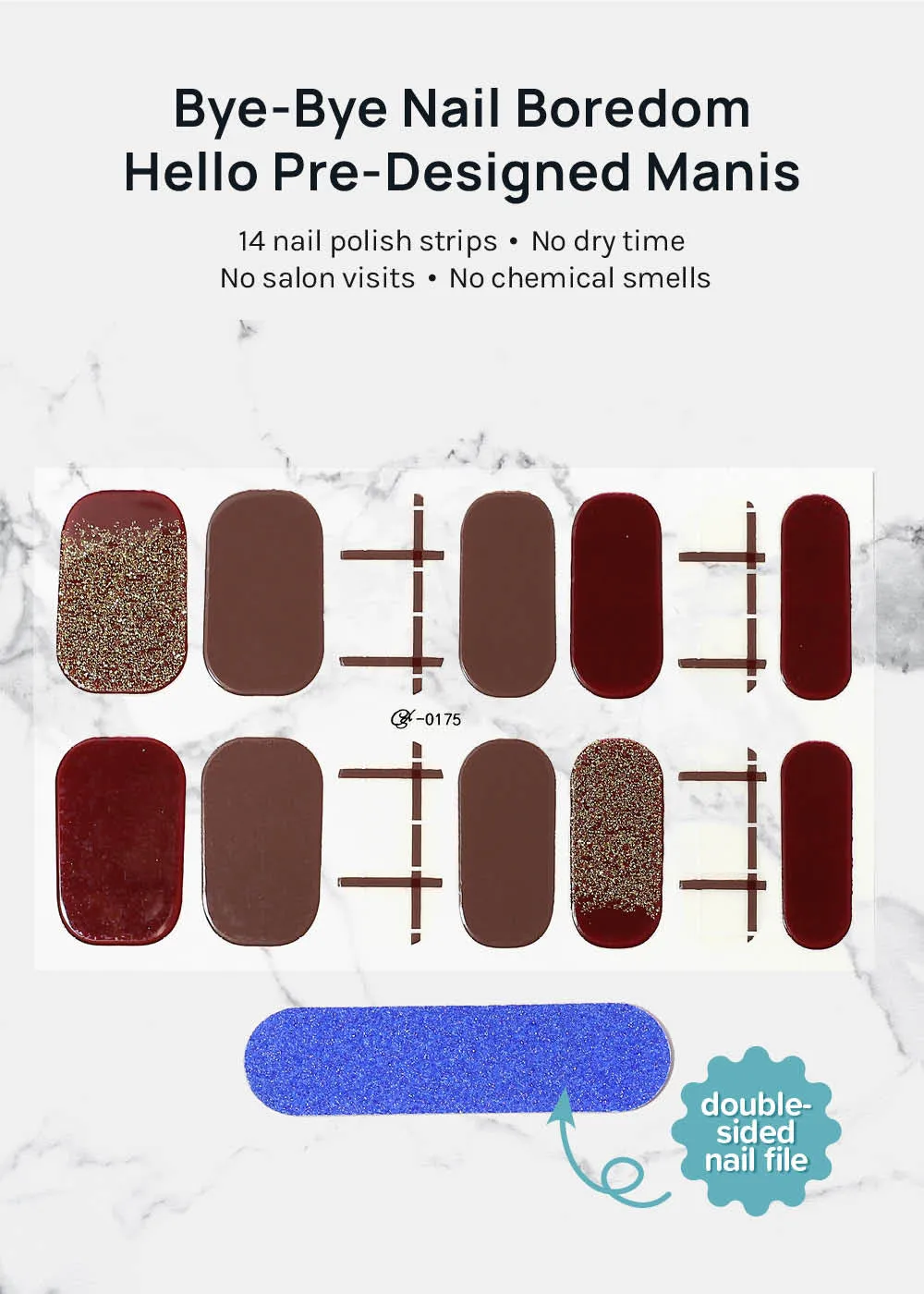 AOA Nail Polish Strips: Pembrook