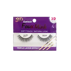 BE U | 3D Faux Mink Eyelashes 3D24