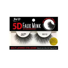 BE U | 5D Faux Mink Eyelashes 5D12