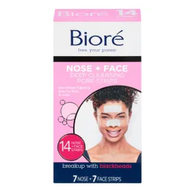 Biore Nose Face Deep Cleansing Pore Strips 14ct