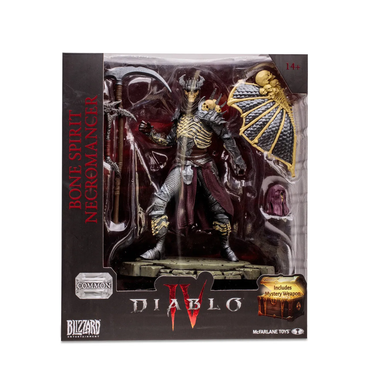 Bone Spirit Necromancer: Common (Diablo IV) 1:12 Posed Figure - McFarlane Toys