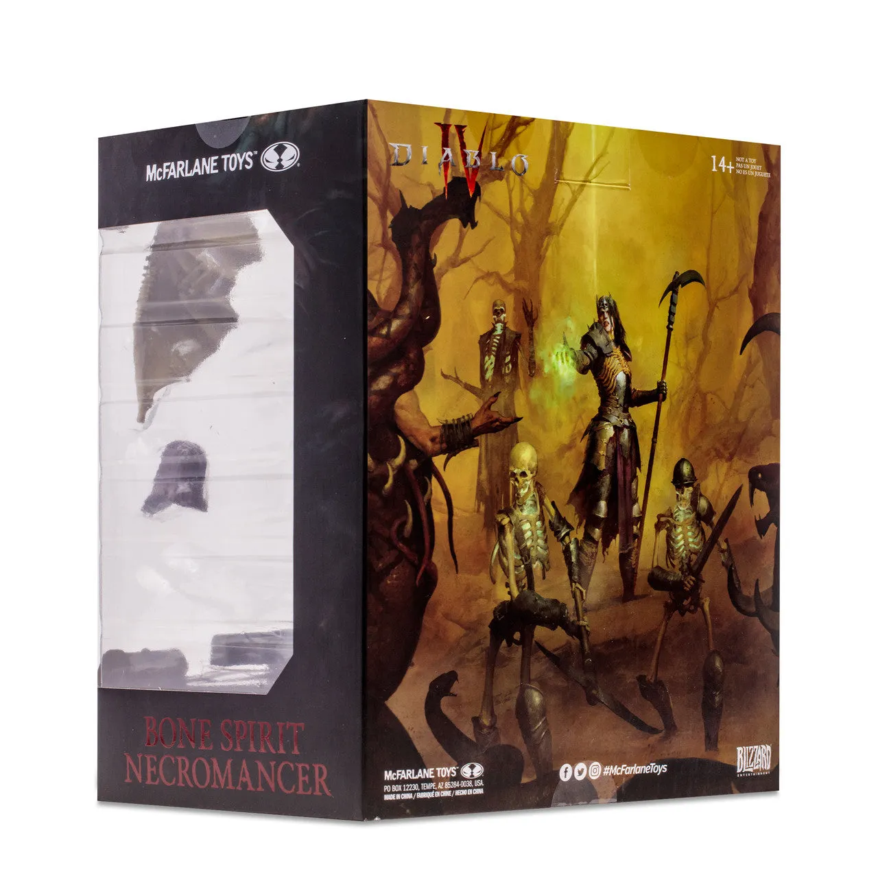 Bone Spirit Necromancer: Common (Diablo IV) 1:12 Posed Figure - McFarlane Toys