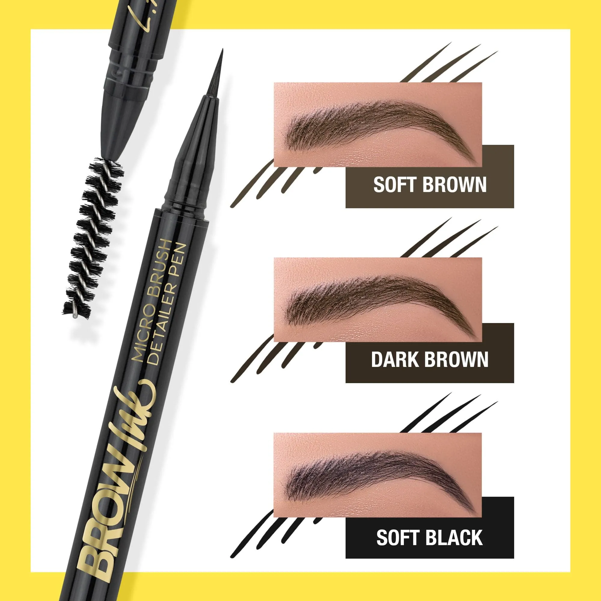 Brow Ink Micro Brush Detailer Pen