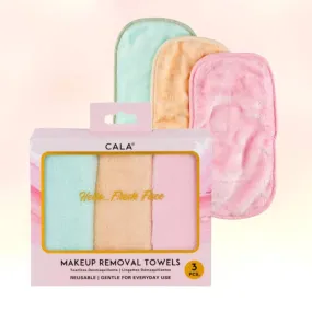 Cala Makeup Removal Microfiber Cleansing Facial Towel (3PK)