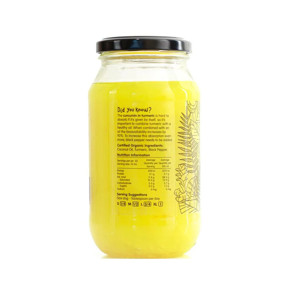 Cocomeric Organics Coconut Oil Infused with Turmeric