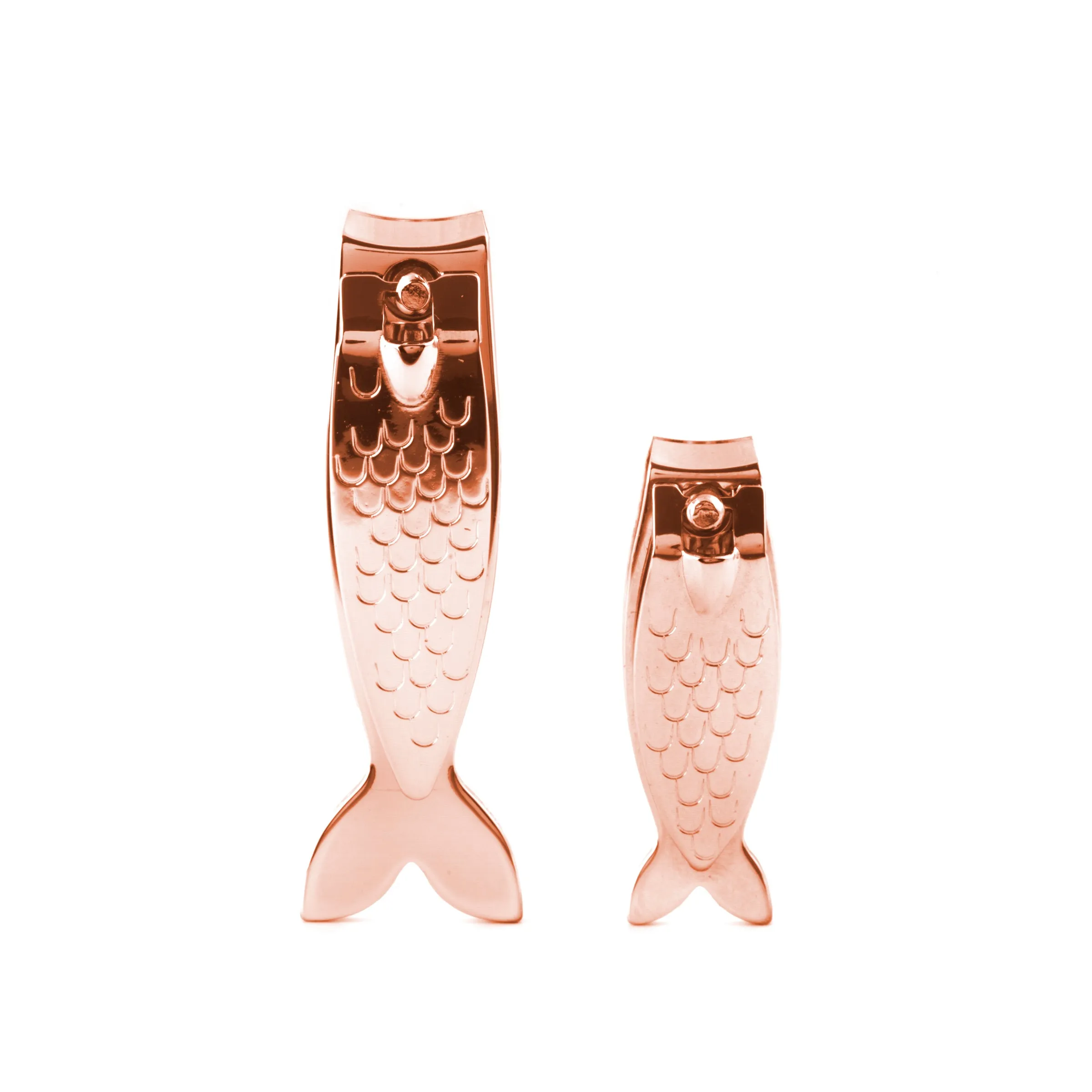 Copper Big Fish, Little Fish Nail Clippers Set