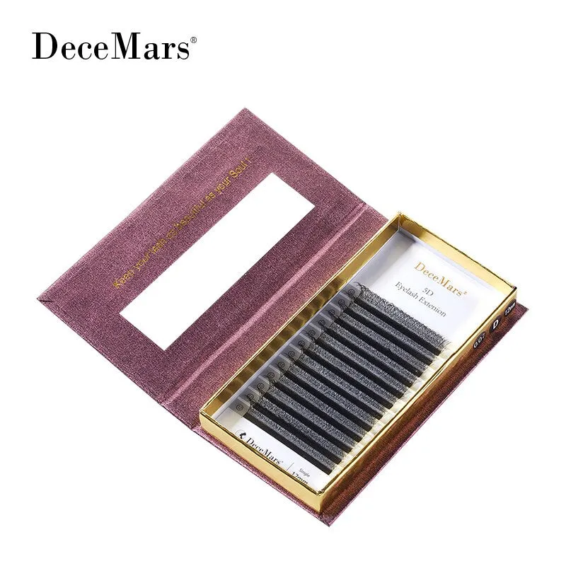 Decemars 5d - W Shaped Eyelash Extension (12line/tray) - False