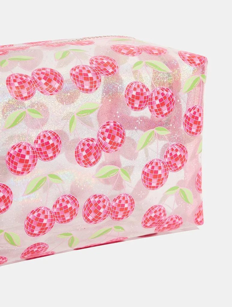 Disco Cherries Makeup Bag