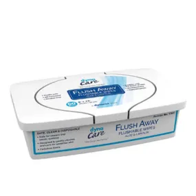 Dynarex Flush Away Adult Personal Wipe