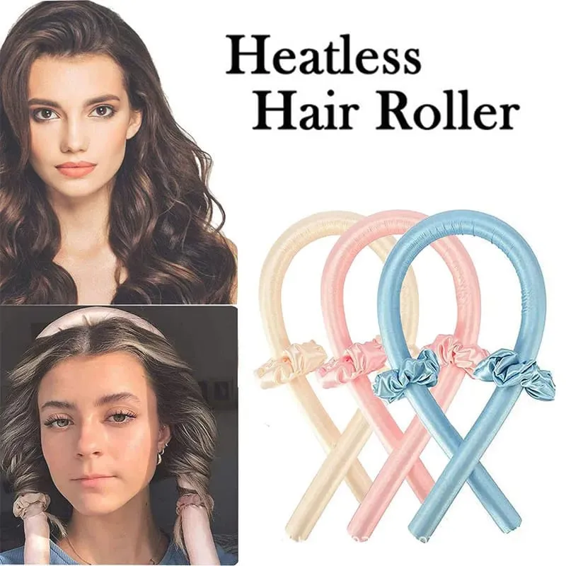 Easy Satin Silk Heatless Hair Curler