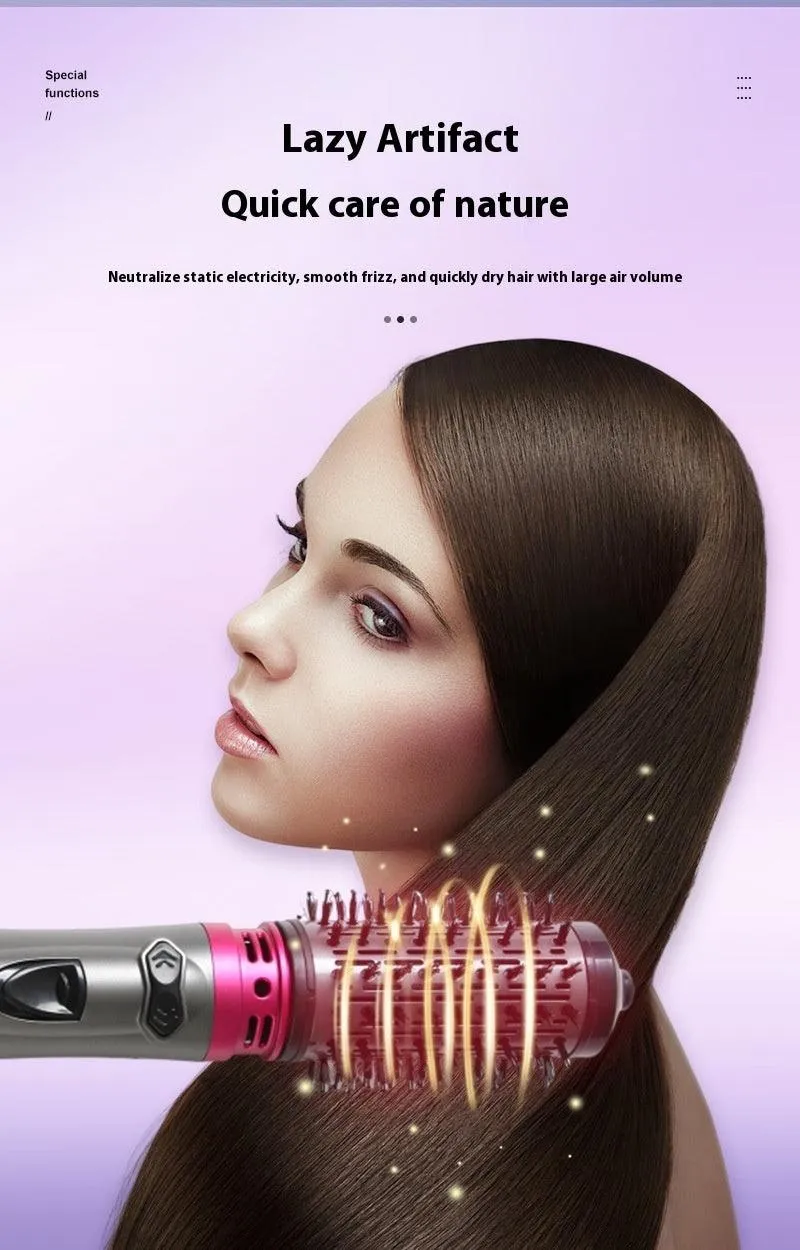 Electric Rotating Hair Curling Comb Two-in-one Constant Temperature