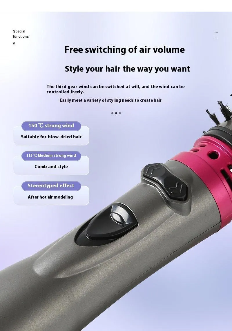 Electric Rotating Hair Curling Comb Two-in-one Constant Temperature