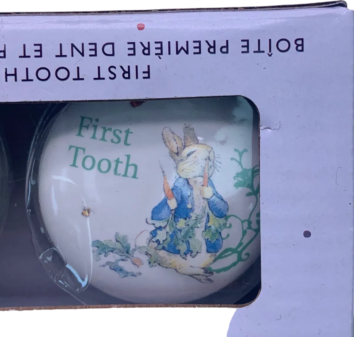 Enesco White First Tooth and Curl Box Set