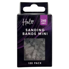 Halo Sanding Bands Mini White 240 pack 100