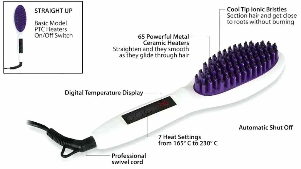 Instyler STRAIGHT UP Pro Straightening Brush