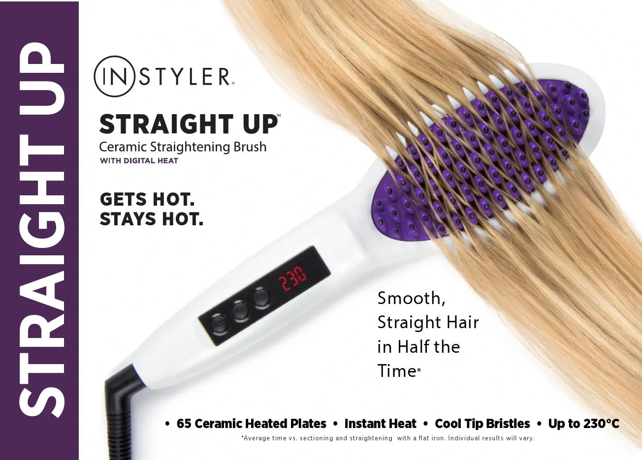 Instyler STRAIGHT UP Pro Straightening Brush