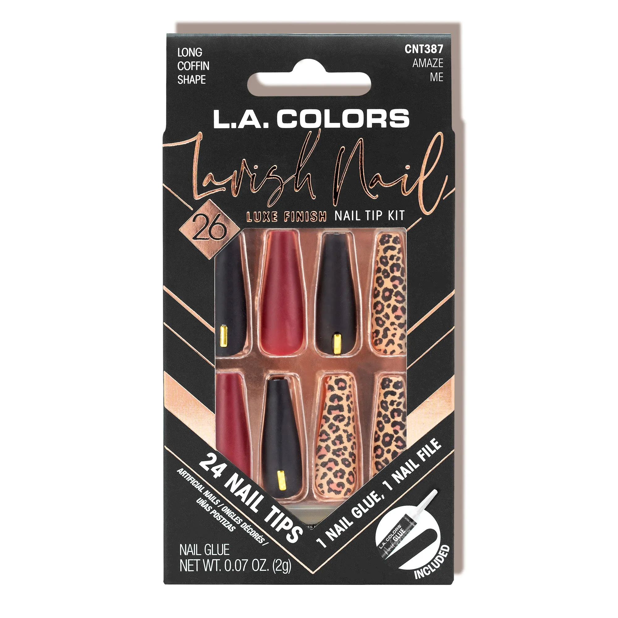 Lavish Nail Luxe Finish Nail Tip Kit (carded)