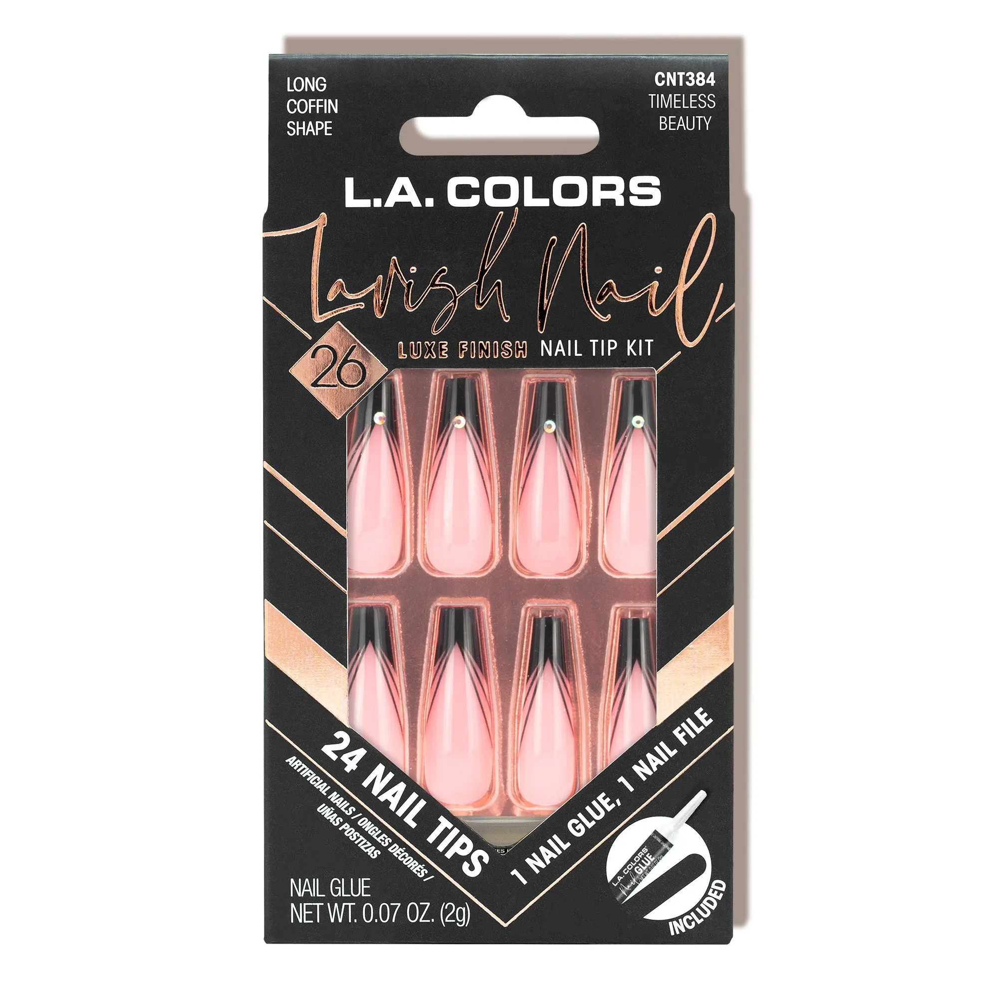 Lavish Nail Luxe Finish Nail Tip Kit (carded)