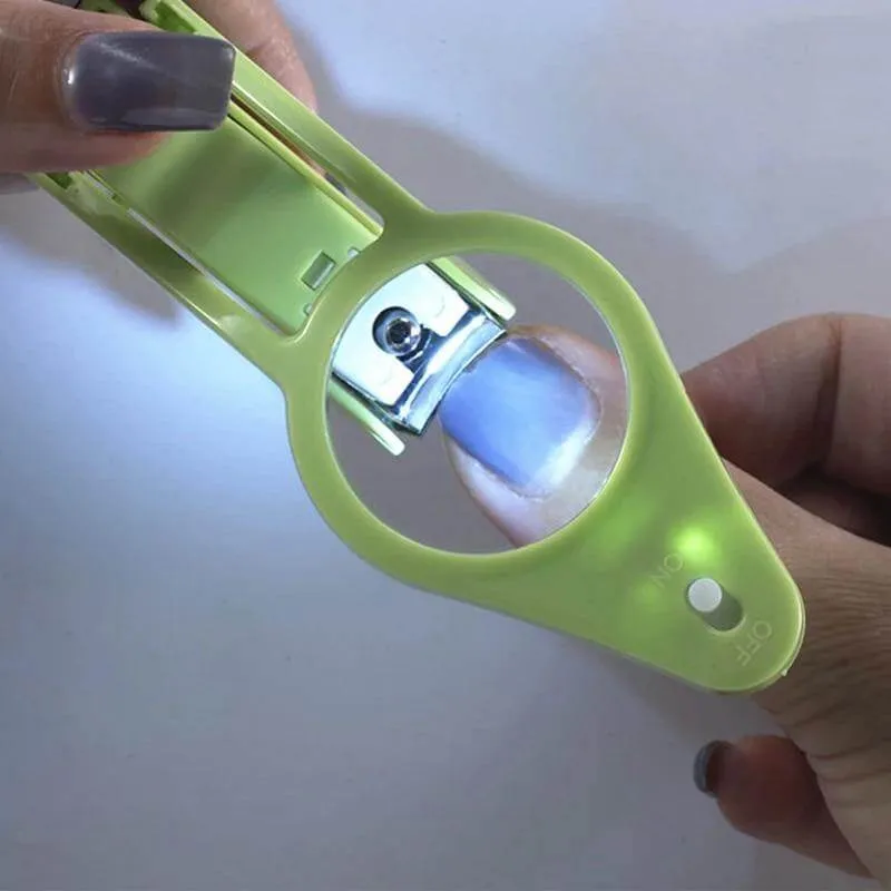 LED Magnifier Nail Clippers