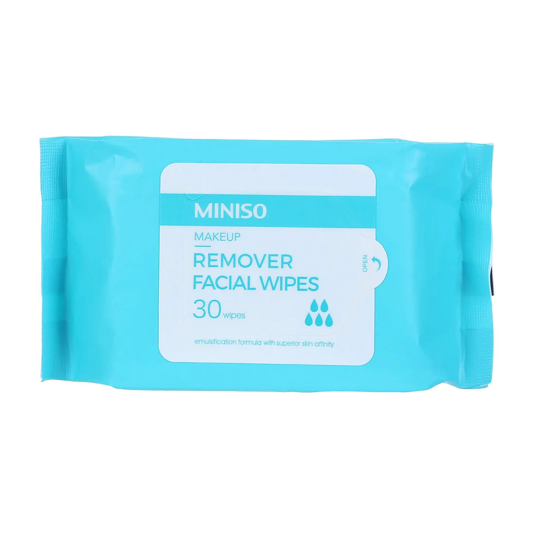 MINISO Ultra-Calming Makeup Remover Facial Cleansing Wipes for Sensitive Skin, 30 pcs