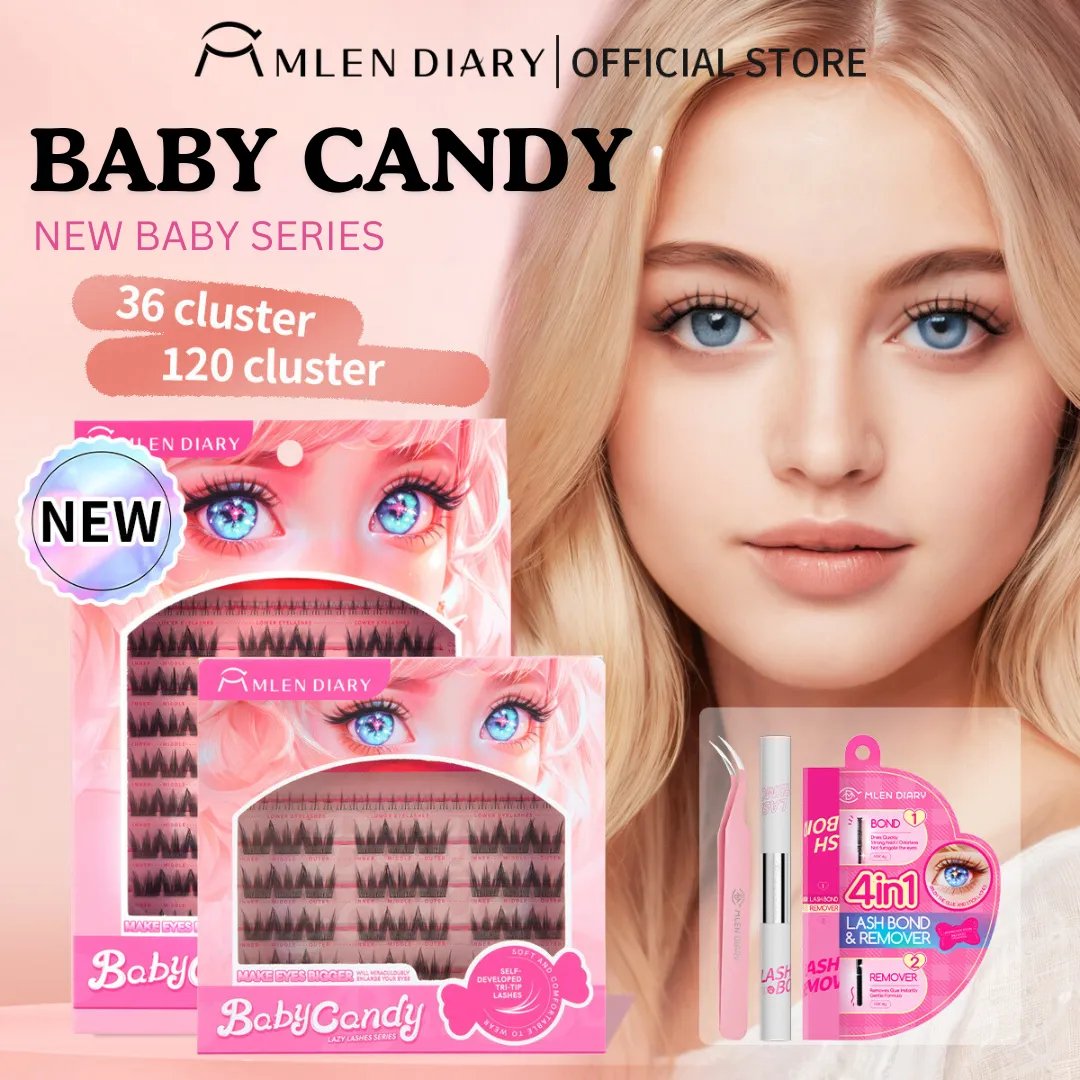 MLEN DIARY Baby Candy False Eyelashes 糖果假睫毛