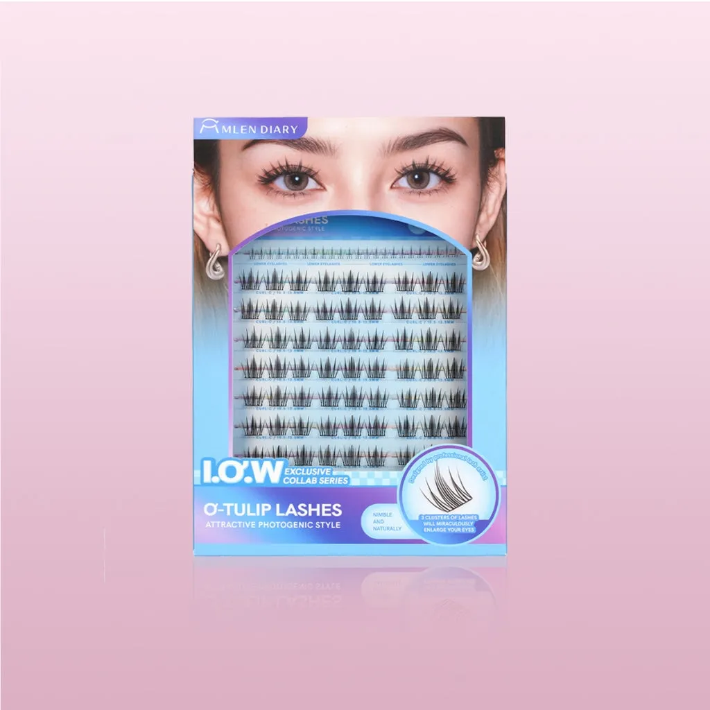 MLEN DIARY Eyelashes I.O.W Eyelash Series 6D Eyelash Extensions Korean Eyelash Extension 闪接女团韩系甜酷假睫毛