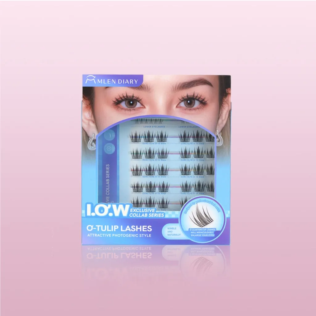 MLEN DIARY Eyelashes I.O.W Eyelash Series 6D Eyelash Extensions Korean Eyelash Extension 闪接女团韩系甜酷假睫毛