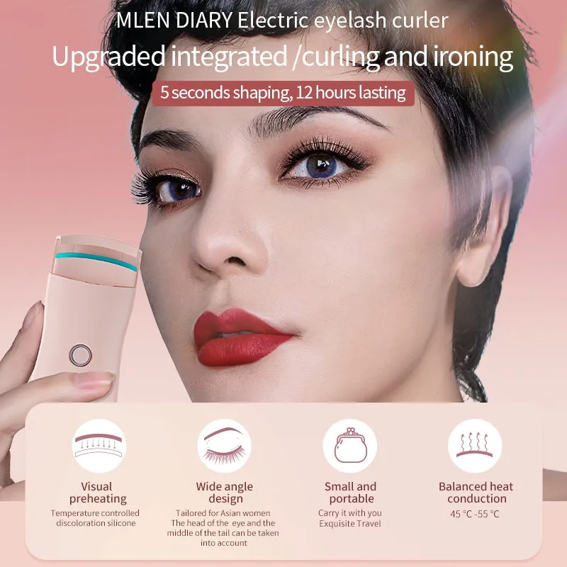 ‎MLEN DIARY USB ELECTRIC HEATED EYELASH CURLER 电动睫毛夹