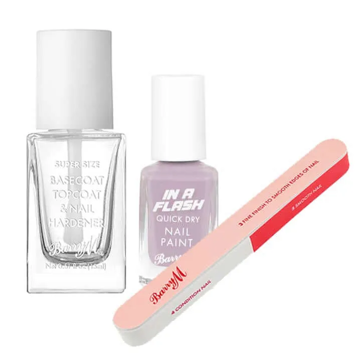 Nail Paint Saver Set - In a Flash Quick Dry Lively Lilac | (Save 30%)