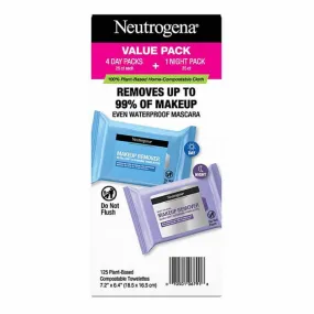 Neutrogena - Makeup Remover & Night Calming Cleansing Towelettes - 25 Ct - 5 Pack