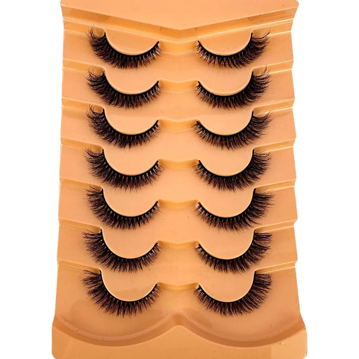 NEW 7pairs Fake Eyelashes Thick Long False Eyelashes Dramatic Lashes 3D Faux Mink Eyelashes Wholesale Full Strip Lashes Makeup